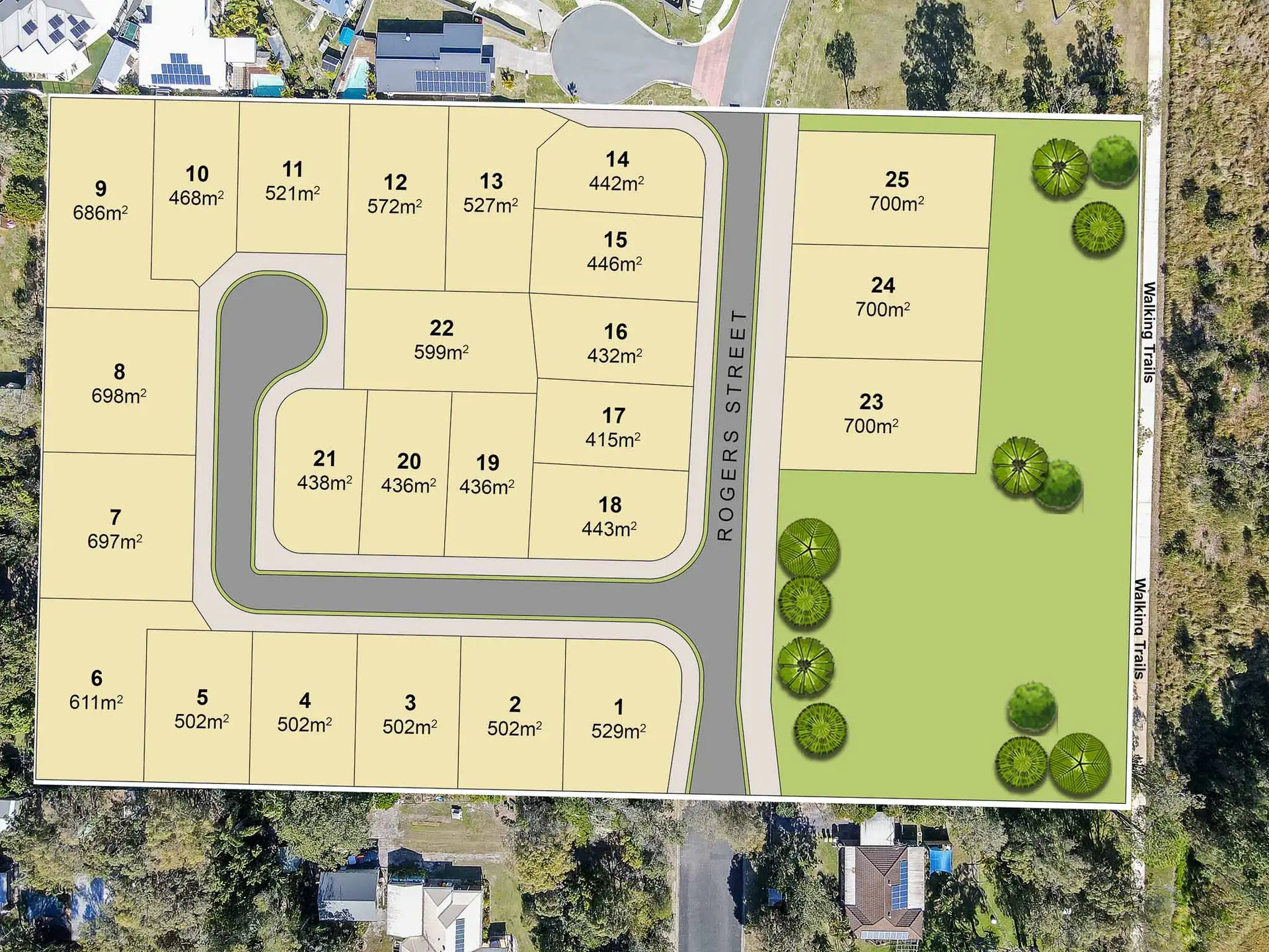 Seabreeze Land Estate 415m2 – 700m2