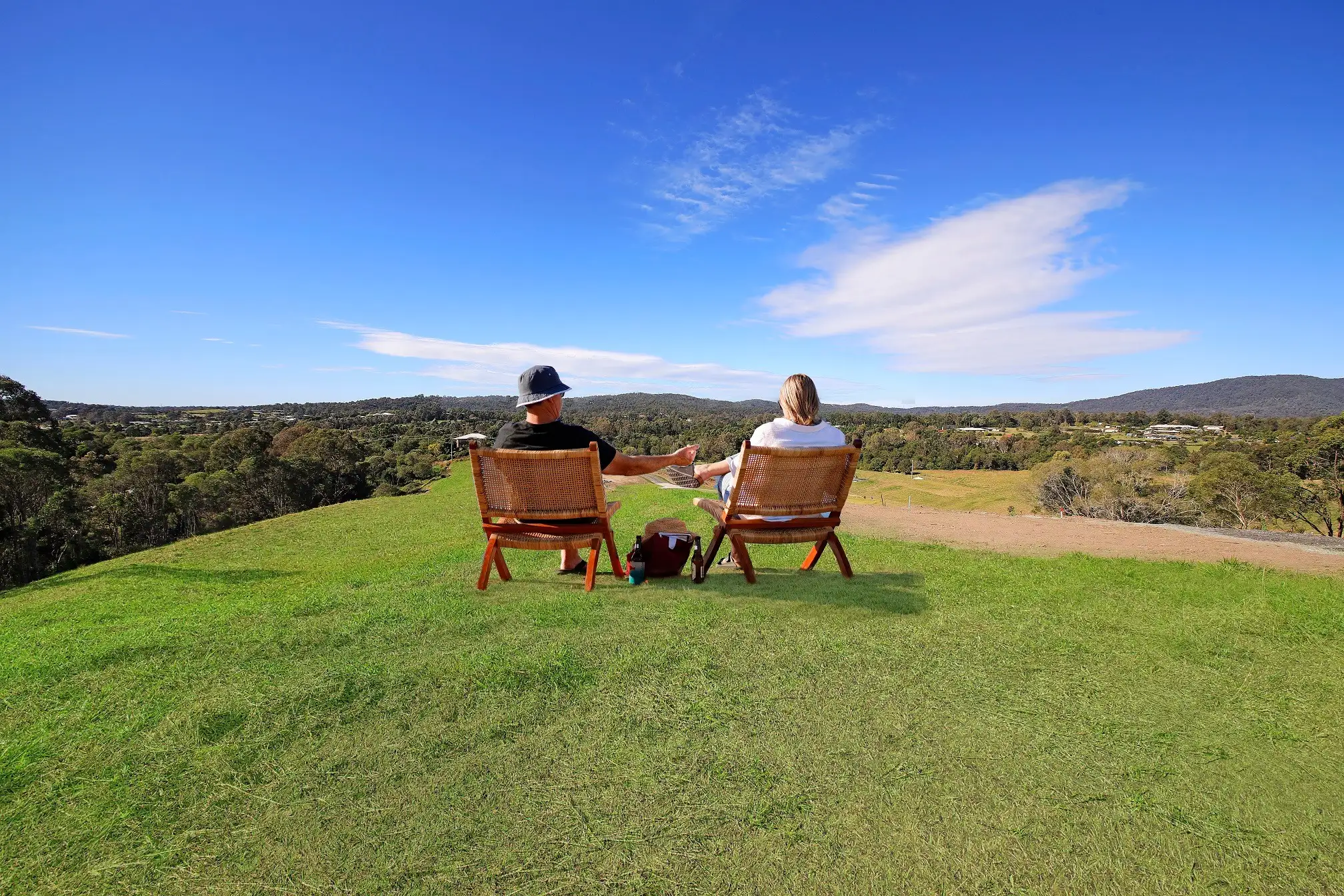 Elevated 4000sqm lots with spectacular views.