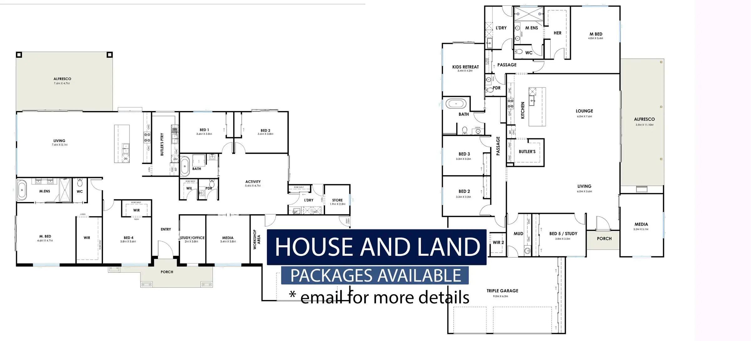 Elevated 4000sqm lots with spectacular views.