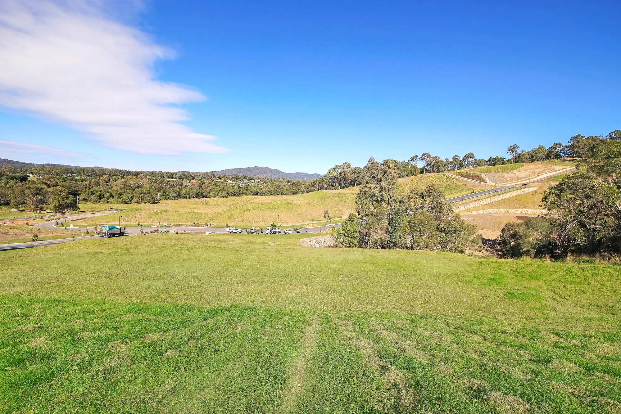 Elevated 4000sqm lots with spectacular views.