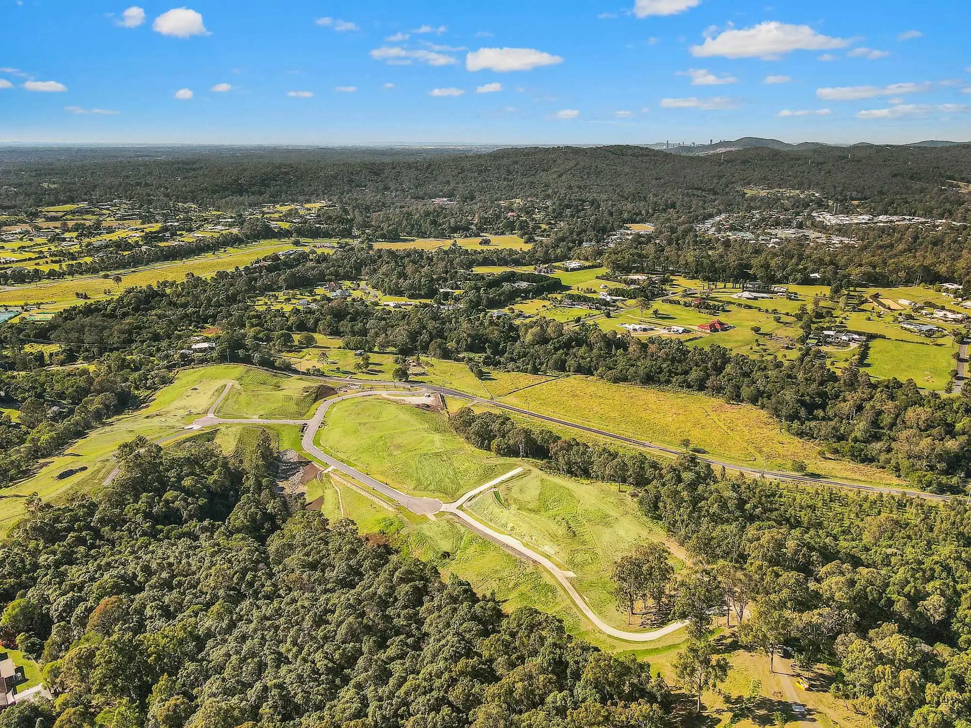 Elevated 4000sqm lots with spectacular views.