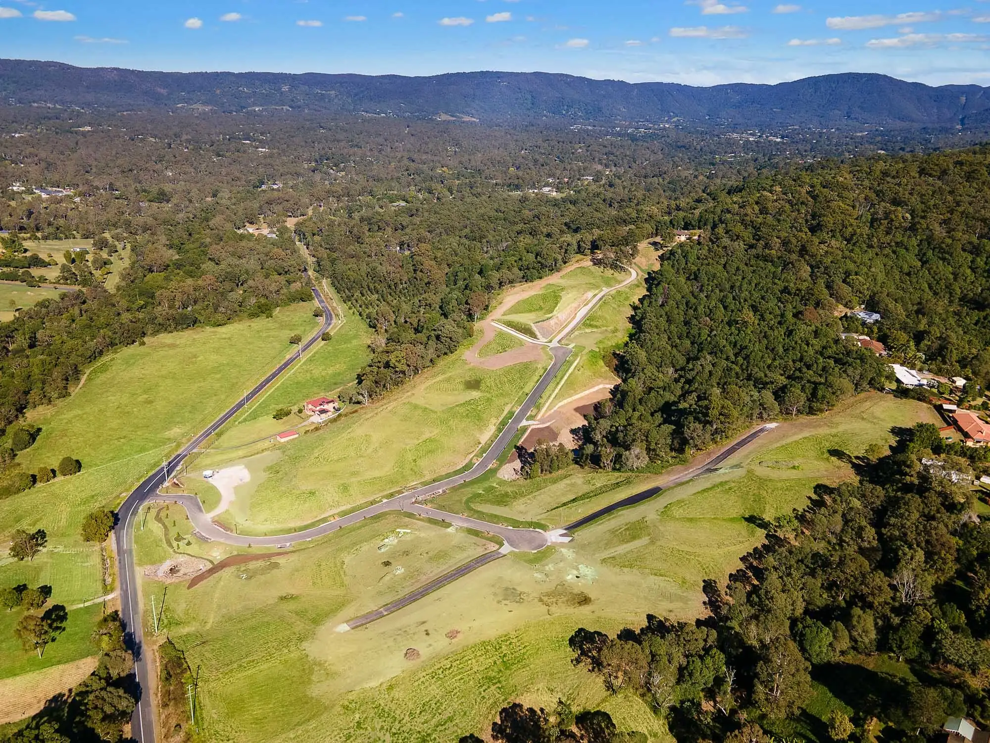 Elevated 4000sqm lots with spectacular views.