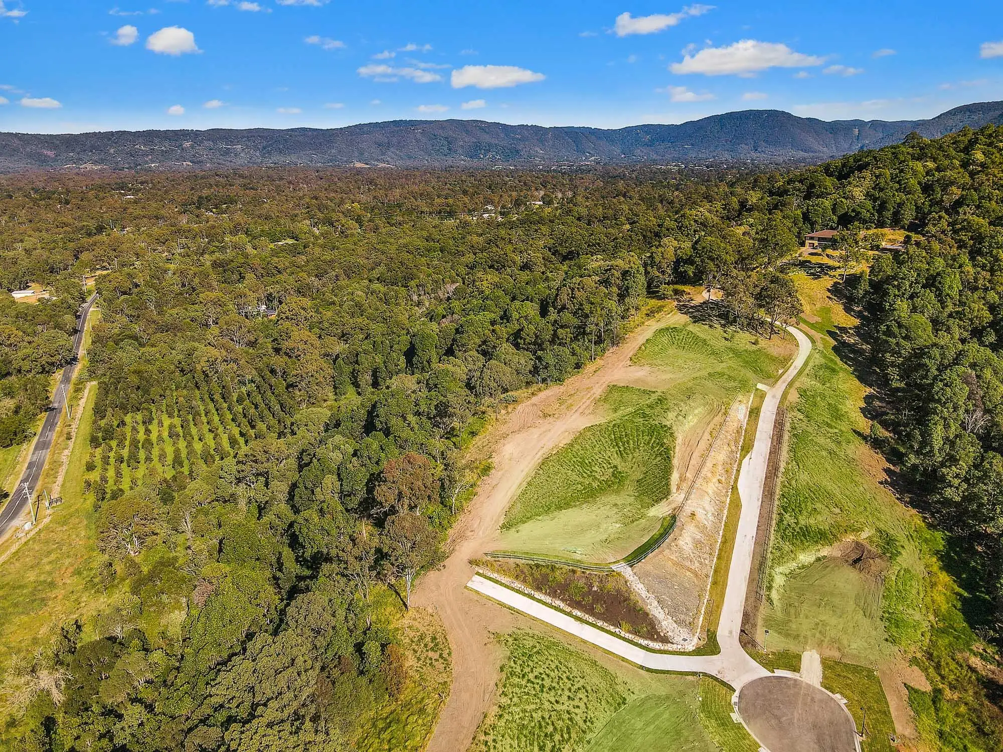 Elevated 4000sqm lots with spectacular views.
