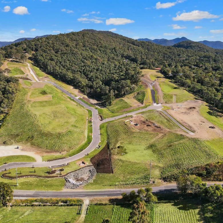Elevated 4000sqm lots with spectacular views.